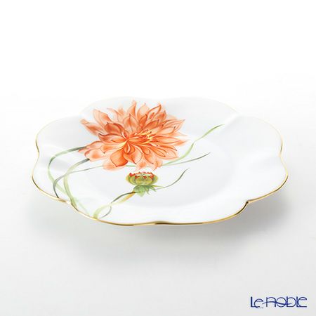ヘレンド ダリア DAHLIA3 04745-0-00 プレート 19cm（オレンジ）