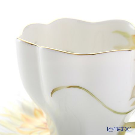 ヘレンド ダリア DAHLIA4 04740-0-00 ティーカップ＆ソーサー 200ml（イエロー）