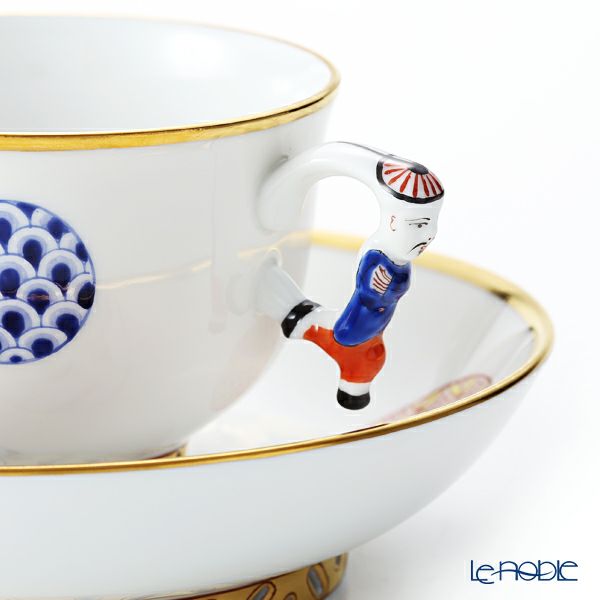 ヘレンド シノワズリ（中国趣味）昔話 CON 03364-0-21 マンダリン ラージカップ＆ソーサー