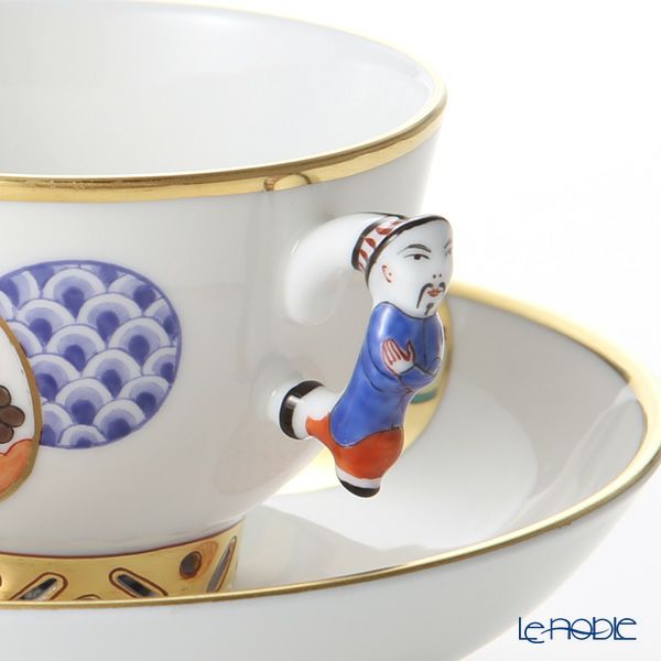 ヘレンド シノワズリ（中国趣味） 昔話 CON 03371-021 マンダリン スモールカップ＆ソーサー