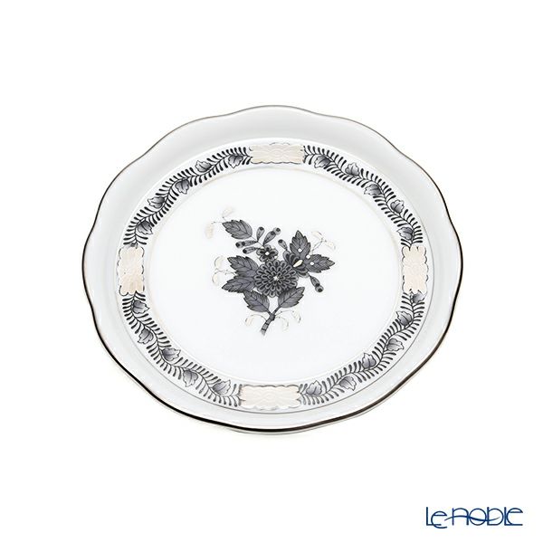 ヘレンド アポニーブラックプラチナ ANG-PT 00341-0-00 コースター10cm