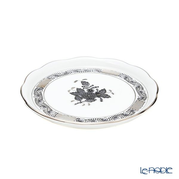 ヘレンド アポニーブラックプラチナ ANG-PT 00341-0-00 コースター10cm