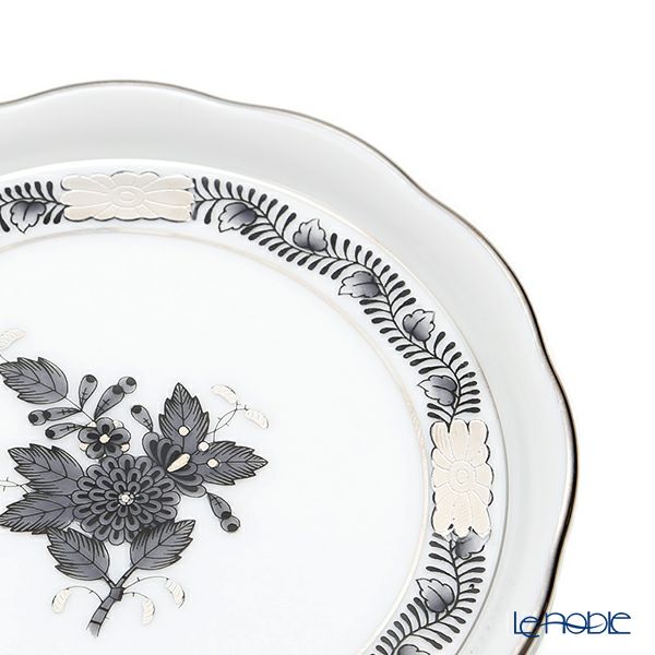 ヘレンド アポニーブラックプラチナ ANG-PT 00341-0-00 コースター10cm