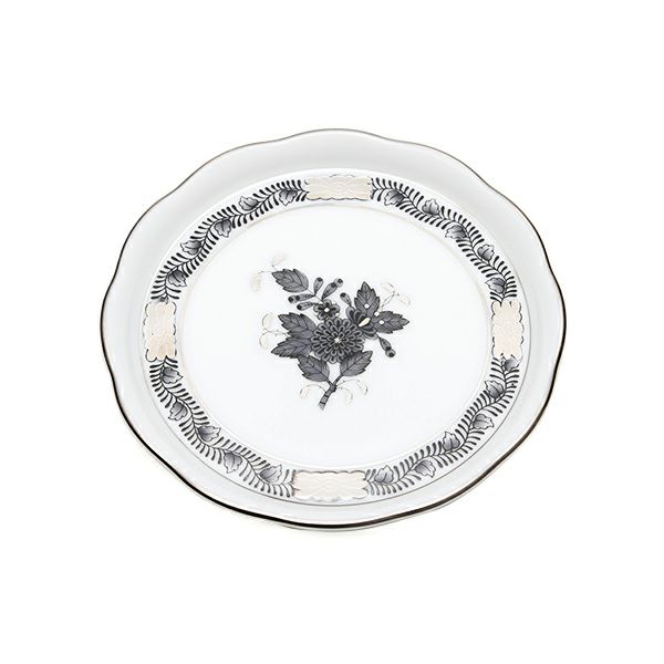 ヘレンド アポニーブラックプラチナ ANG-PT 00341-0-00 コースター10cm