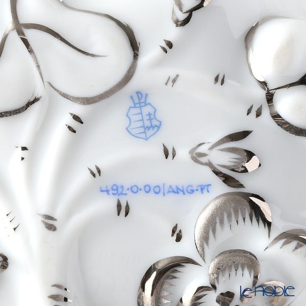 ヘレンド アポニーブラックプラチナ 00492-0-00 オープンシュガー 10.5cm