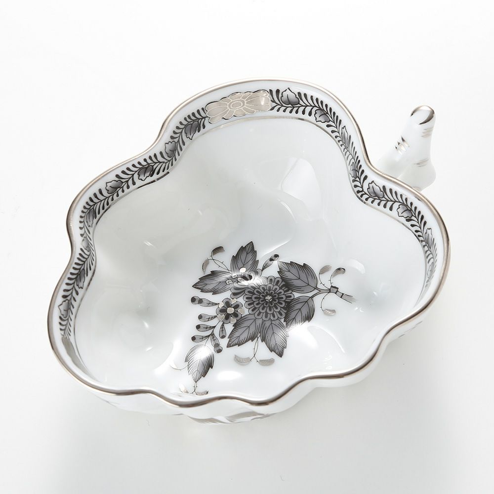 ヘレンド アポニーブラックプラチナ 00492-0-00 オープンシュガー 10.5cm