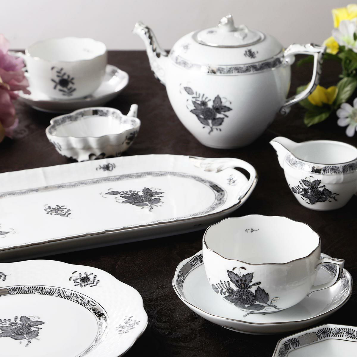 ヘレンド アポニーブラックプラチナ 00649-0-00 クリーマー 100ml