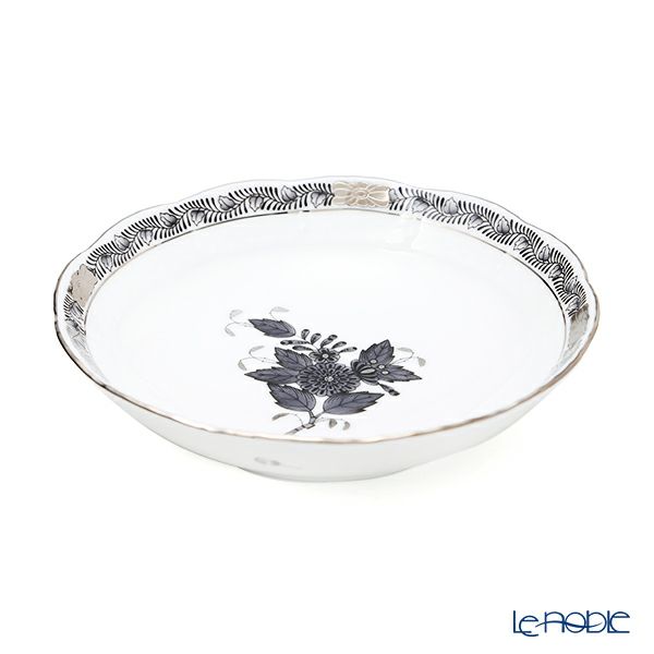 ヘレンド アポニーブラックプラチナ ANG-PT 00704-1-00 フルーツボウル 13.5cm