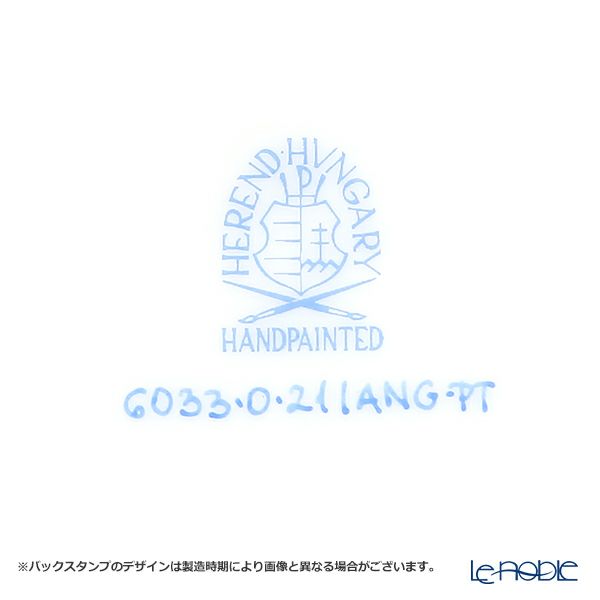 ヘレンド アポニーブラックプラチナ ANG-PT 06033-0-21 ラウンドボックス（マンダリン） 8cm