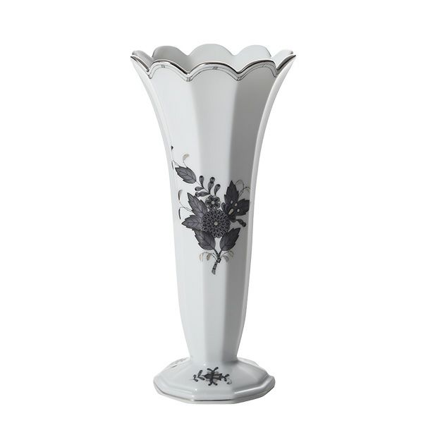 ヘレンド アポニーブラック プラチナ ANG-PT ベース 22cm 07075-0-00