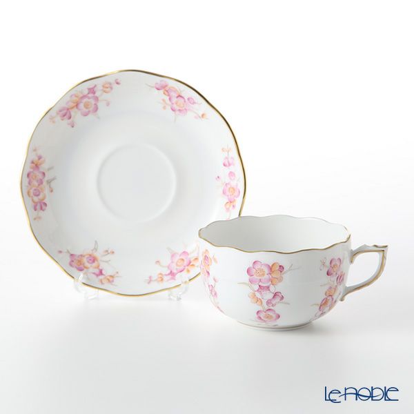 ヘレンド FKT-1 00724-0-00 ティーカップ＆ソーサー（ピンク） 200ml