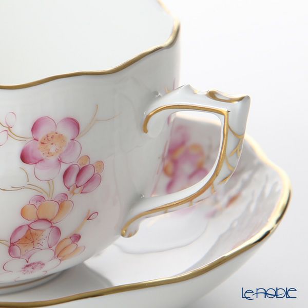 ヘレンド FKT-1 00724-0-00 ティーカップ＆ソーサー（ピンク） 200ml