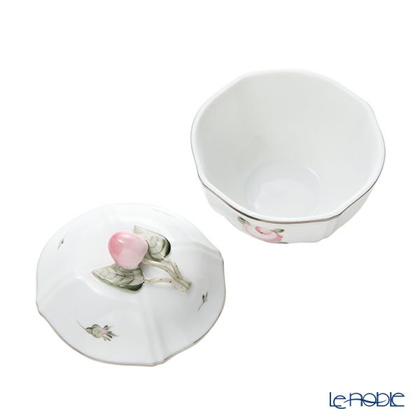 ヘレンド ウィーンのバラ プラチナ VGR-PT 小物入れ（チェリー） 04246-0-67