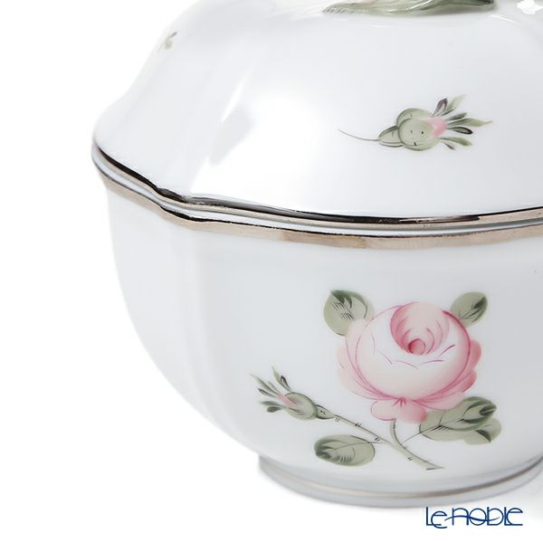 ヘレンド ウィーンのバラ プラチナ VGR-PT 小物入れ（チェリー） 04246-0-67