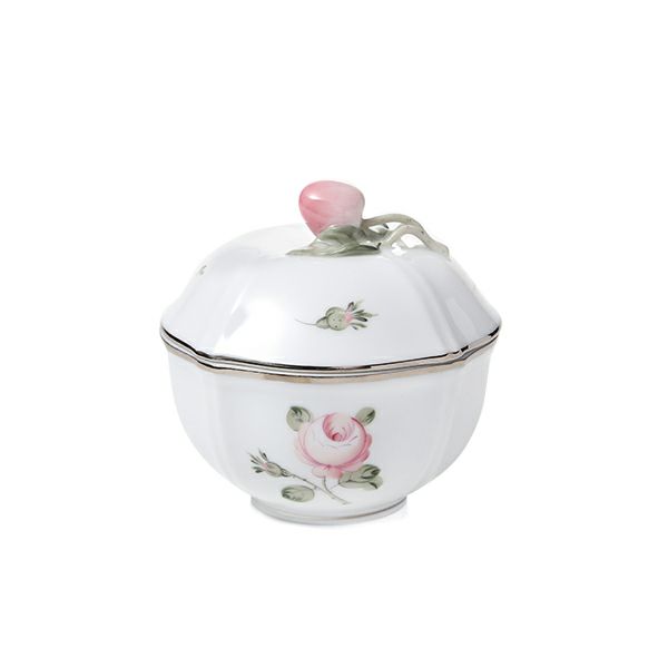 ヘレンド ウィーンのバラ プラチナ VGR-PT 小物入れ（チェリー） 04246-0-67