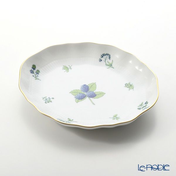 ヘレンド ハーブガーデン（イングレース） オーバルディッシュ 20cm