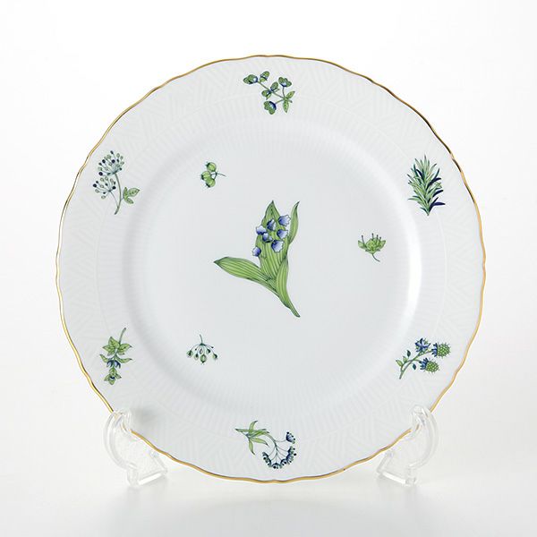 Herend ヘレ ンド ハーブガーデン プレート フルーツ装飾 波形皿