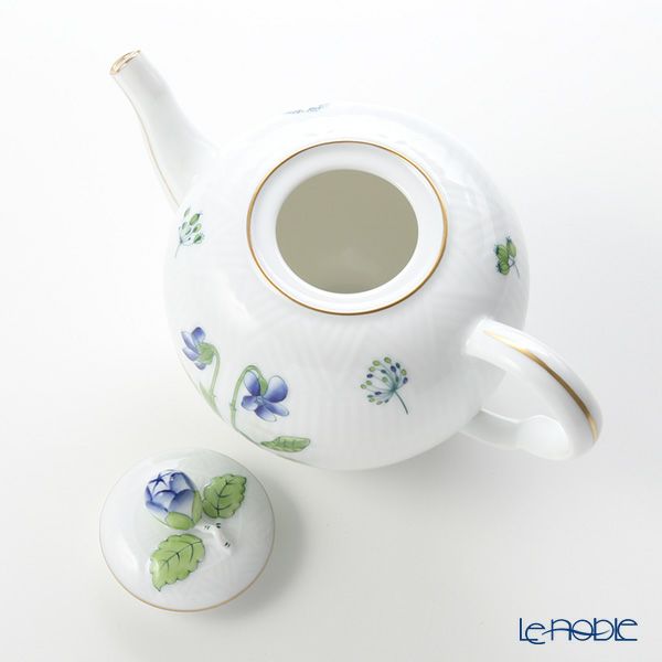 ヘレンド ハーブガーデン（イングレース） ティーポット（ローズ） 425ml