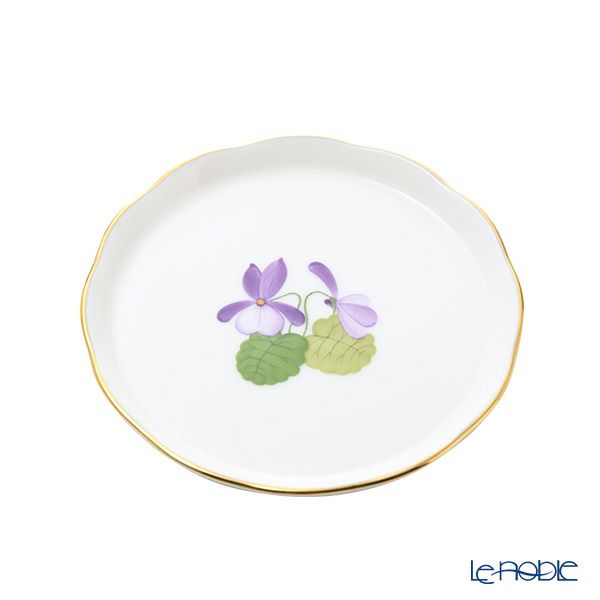 ヘレンド バイオレット（ゴールド） VIOLET 00341-0-00 コースター10cm