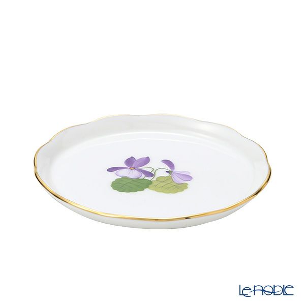 ヘレンド バイオレット（ゴールド） VIOLET 00341-0-00 コースター10cm