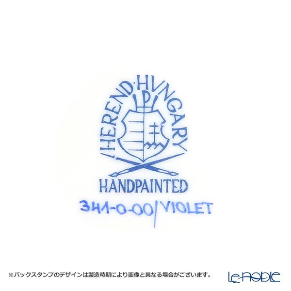 ヘレンド バイオレット（ゴールド） VIOLET 00341-0-00 コースター10cm