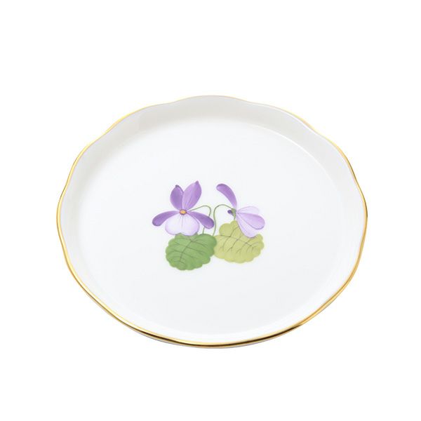 ヘレンド バイオレット（ゴールド） VIOLET 00341-0-00 コースター10cm