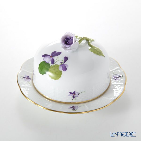 ヘレンド バイオレット（ゴールド） VIOLET 00394-0-09 プチブーリエ 12.5cm