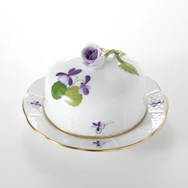 ヘレンド バイオレット（ゴールド） VIOLET 00394-0-09 プチブーリエ 12.5cm