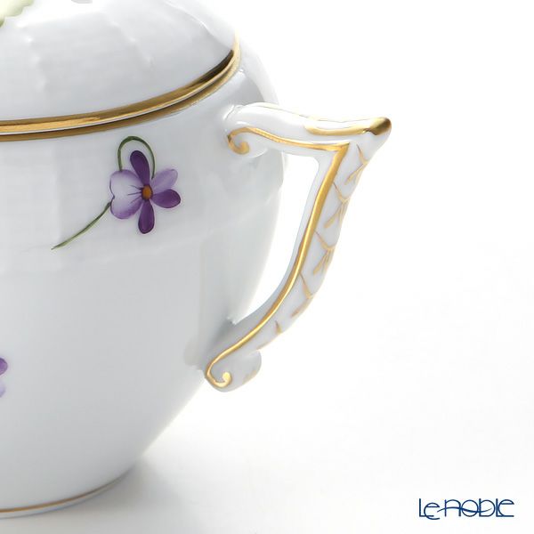 ヘレンド バイオレット（ゴールド） VIOLET 00472-0-09 シュガーポット ローズ 200ml