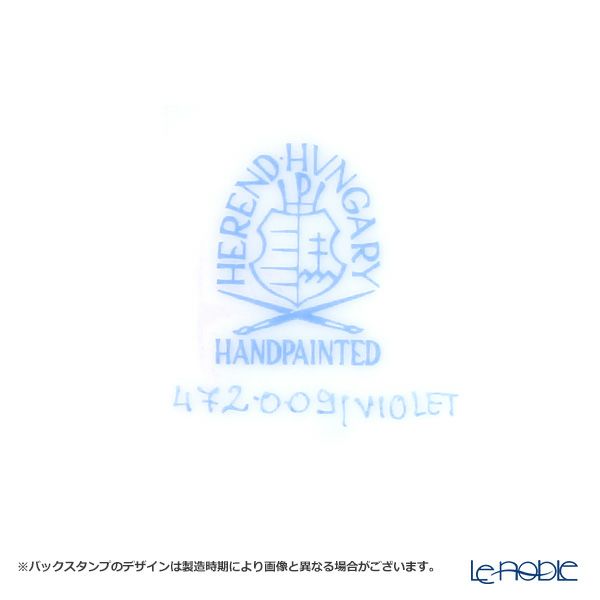 ヘレンド バイオレット（ゴールド） VIOLET 00472-0-09 シュガーポット ローズ 200ml