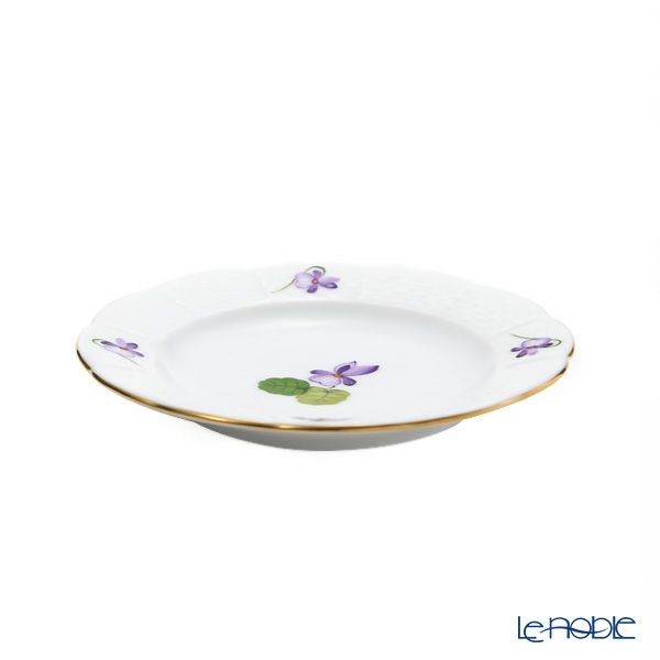 ヘレンド バイオレット（ゴールド） VIOLET 00512-0-00 プレート 12.5cm