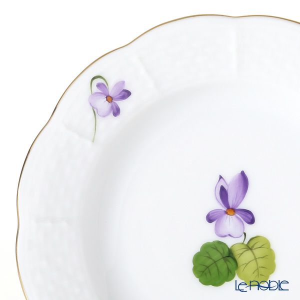 ヘレンド バイオレット（ゴールド） VIOLET 00512-0-00 プレート 12.5cm