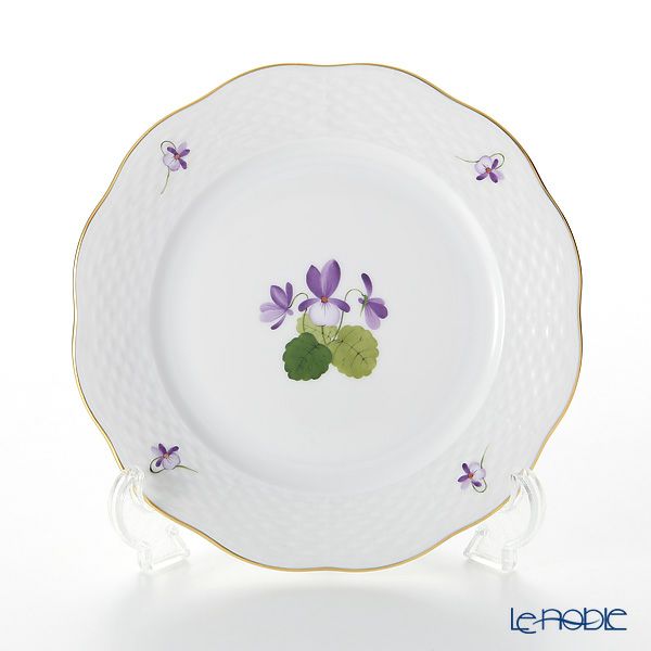 ヘレンド バイオレット（ゴールド） VIOLET 00517-0-00 プレート 19cm