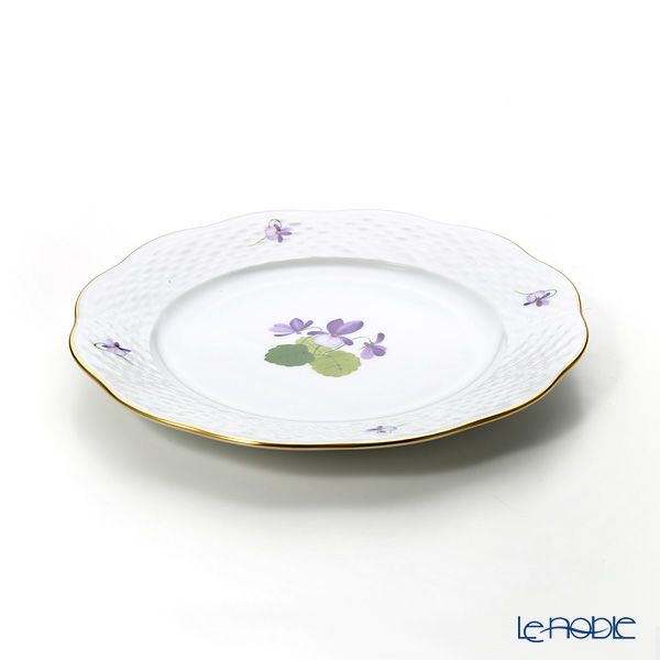 ヘレンド バイオレット（ゴールド） VIOLET 00517-0-00 プレート 19cm