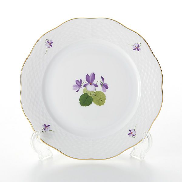 ヘレンド バイオレット（ゴールド） VIOLET 00517-0-00 プレート 19cm