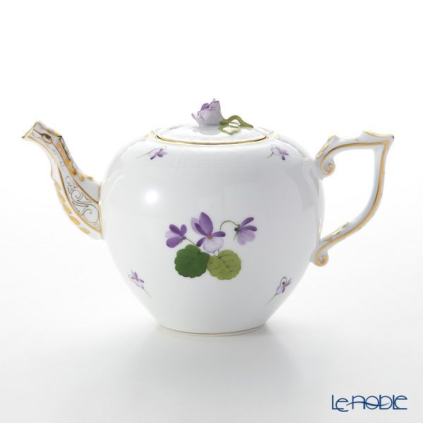 ヘレンド バイオレット（ゴールド） VIOLET 00606-0-09 ティーポット ローズ 800ml