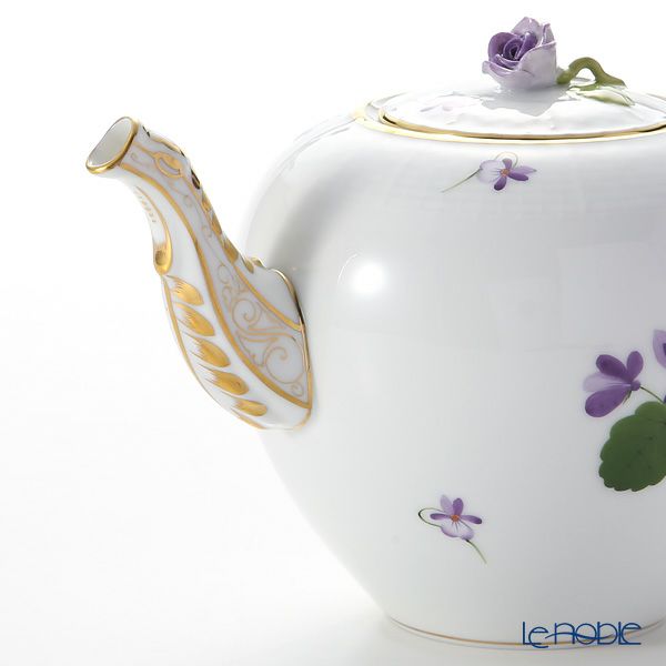 ヘレンド バイオレット（ゴールド） VIOLET 00606-0-09 ティーポット ローズ 800ml