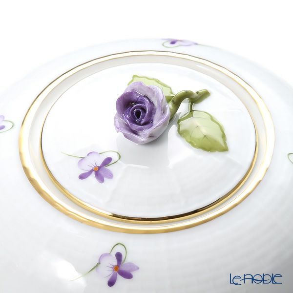 ヘレンド バイオレット（ゴールド） VIOLET 00606-0-09 ティーポット ローズ 800ml