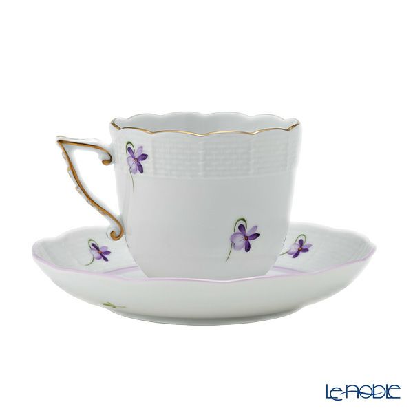ヘレンド バイオレット（ゴールド） VIOLET 00706-0-00 コーヒーカップ＆ソーサー 160ml