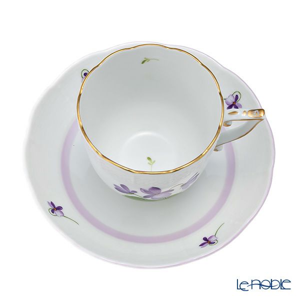 ヘレンド バイオレット（ゴールド） VIOLET 00706-0-00 コーヒーカップ＆ソーサー 160ml