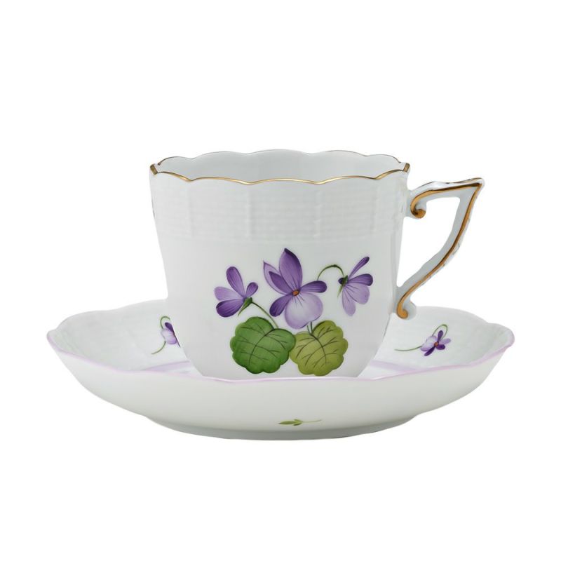 ヘレンド バイオレット（ゴールド） VIOLET 00706-0-00 コーヒーカップ＆ソーサー 160ml