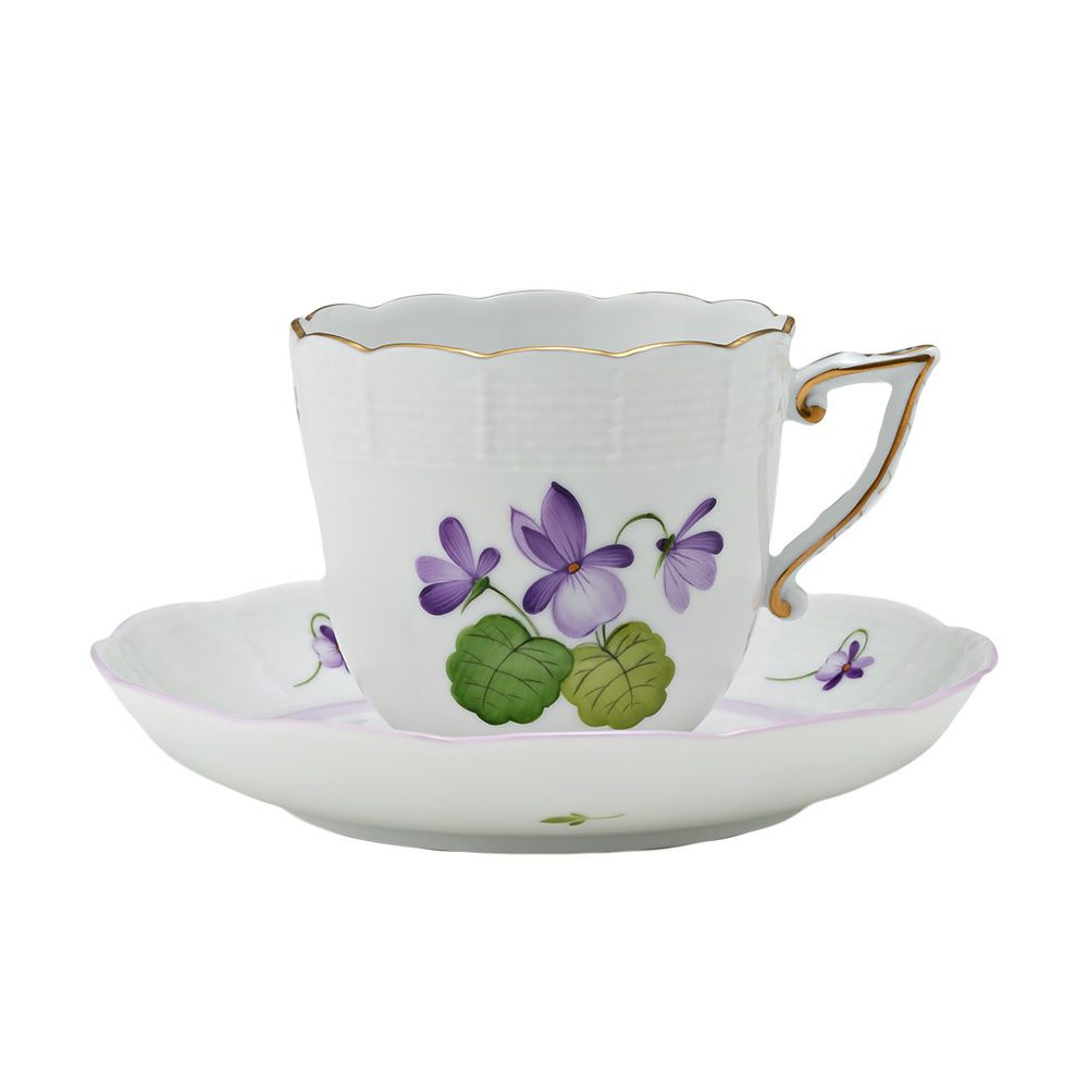 ヘレンド バイオレット（ゴールド） VIOLET 00706-0-00 コーヒーカップ＆ソーサー 160ml