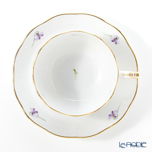 ヘレンド バイオレット（ゴールド） VIOLET 00724-0-00 ティーカップ＆ソーサー 200ml