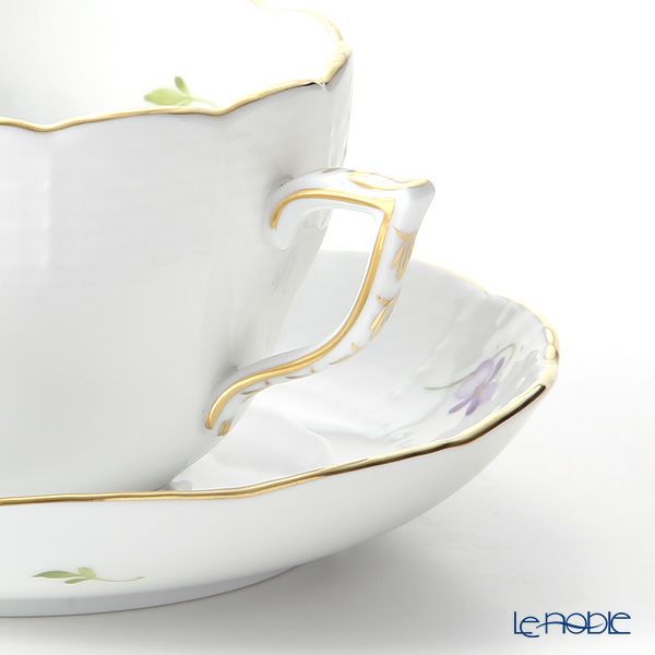 ヘレンド バイオレット（ゴールド） VIOLET 00730-0-00 ティーカップ＆ソーサー（兼用） 200ml