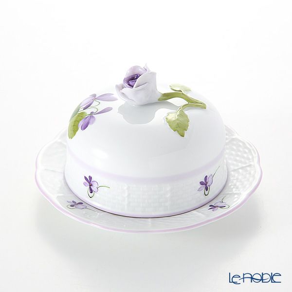 ヘレンド バイオレット（ライラック） VIOLETL 00394-0-09 プチブーリエ 12.5cm