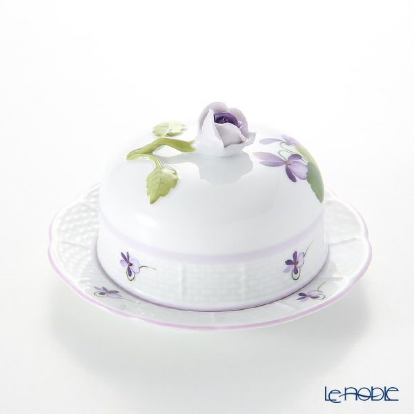 ヘレンド バイオレット（ライラック） VIOLETL 00394-0-09 プチブーリエ 12.5cm