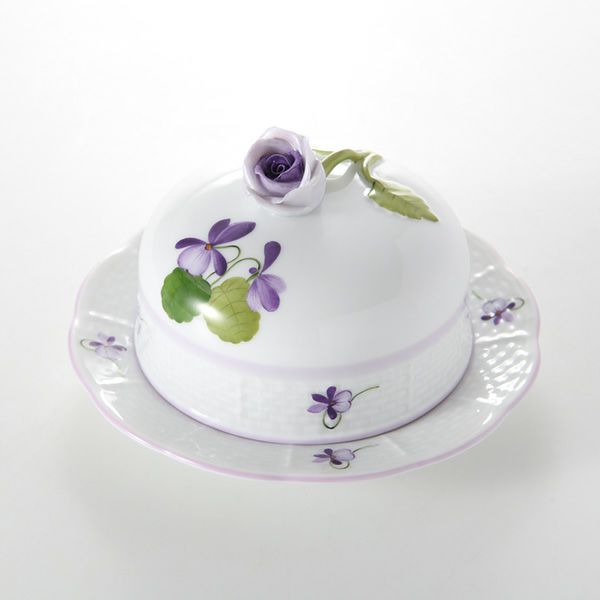 ヘレンド バイオレット（ライラック） VIOLETL 00394-0-09 プチブーリエ 12.5cm