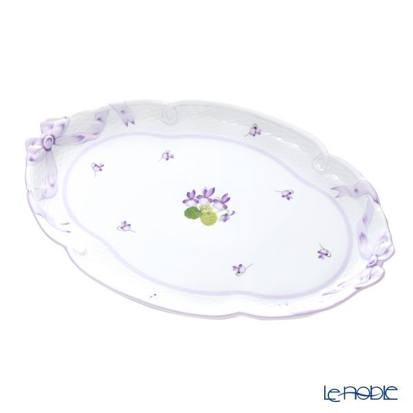 ヘレンド バイオレット（ライラック） VIOLETL 00400-0-00 パーティートレイ 38cm