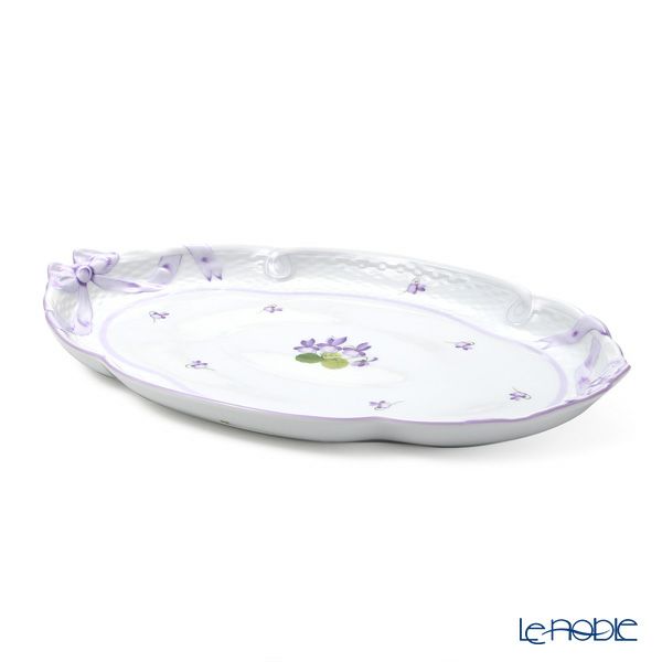 ヘレンド バイオレット（ライラック） VIOLETL 00400-0-00 パーティートレイ 38cm