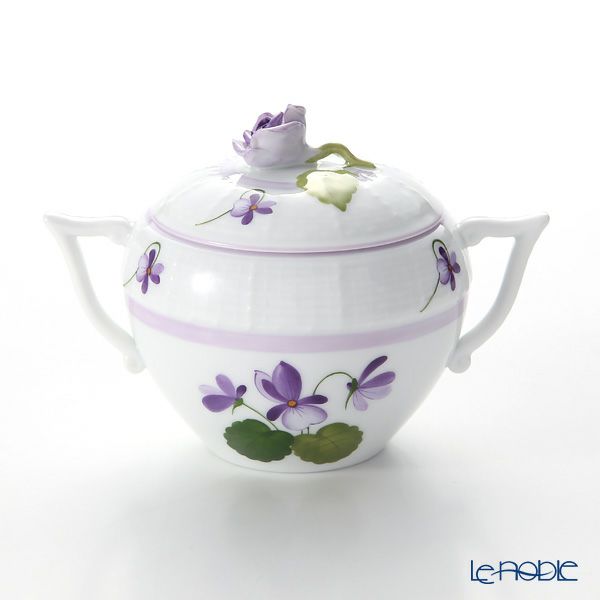 ヘレンド バイオレット（ライラック） VIOLETL 00472-0-09 シュガーポット ローズ 200ml